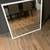 Mirror Wood White Square    EXCELLENT COND.  and Light Fixture 2 thumbnail