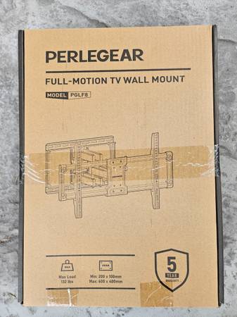 Perlegear Full Motion TV Wall Mount for 42-85" TVs 1