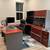 Modern U-Shaped Executive Office Desk with lateral File Cabinet and Hu 1 thumbnail