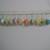 EASTER EGGS FROSTED SUGAR BEADED ORNAMENTS LOT 12 2 thumbnail