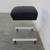 Vanity Stool Lucite Base Black Cushion 5 thumbnail