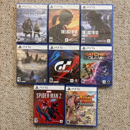 (NEW) Playstation 5 Games 1