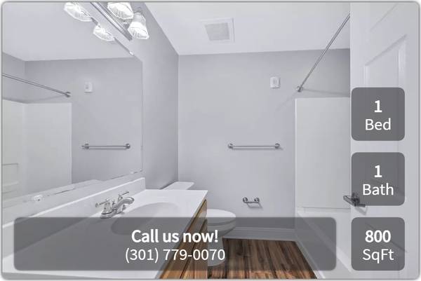 $1,488 / 1br - 800ft2 - Home is where the heart is: Find yours in our 1 BR. (Bladensburg - Bladensburg Waterfront Park)63779216348035120