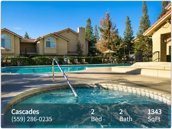 $2,240 / 2br - 1343ft2 - All you need and more: 2 BR, 2 BA in a vibrant community. (Fresno - Cascades)63798509368323121