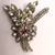 Juliana D&E Brooch Crystal 3 Spray 2 Stem Silver Pin Vintage Fashion 10 thumbnail