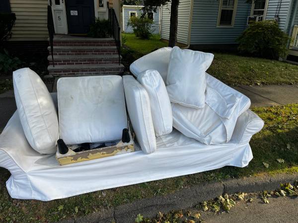 Curb side Couch and Kitchen cart 1
