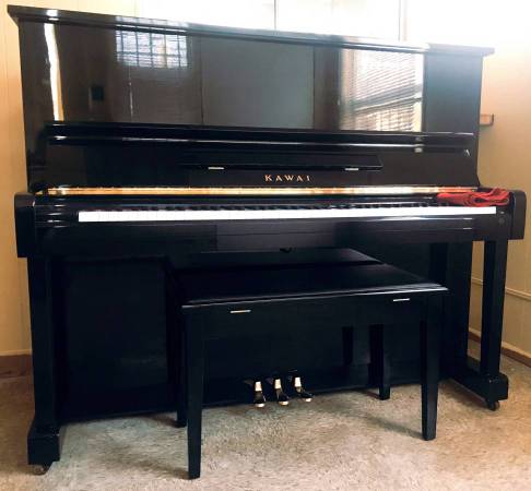 Fantastic sound 49” height Kawai upright piano/Include delivery!! 1