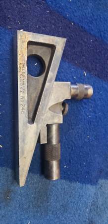 L.S. Starrett No. 246 Planer & Shaper Gage Gauge with Level 1