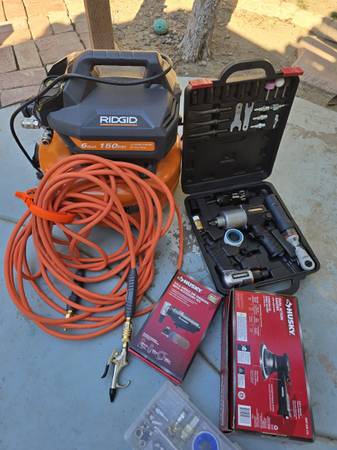 Air compressor and tools 1