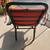2 Patio Chairs and 2 red cushions 4 thumbnail