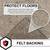 Firm Price! Brand New 8Ft x 11Ft Pet Friendly Pad for Rugs 8 thumbnail