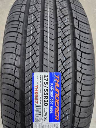 275 55 20 Thunderer HT Tires 60k 1