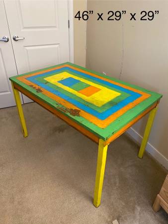 IKEA wooden table 46" x 29" x 29" 1