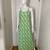 GREEN GOLD CHAIN DRESS Size Small 1 thumbnail