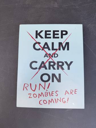 RUN! ZOMBIES ARE COMING!  Keep Calm and Carry On Artwork 1