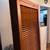 Adjustable Room Divider with 4 Shutter Panels, Walnut 3 thumbnail