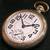 Train 🚂 Engraved 21j Waltham Riverside RAILROAD 2-Tone Pocket Watch ⌚ 1 thumbnail