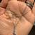 Brand New 14K White Gold Necklace with Natural Blue Topaz Stones 5 thumbnail