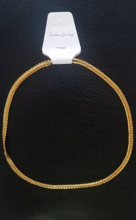 Gold Plated Stainless Steel 20 Inch Chain Men/Woman Necklace 5 mm 1