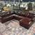 Ethan Allen Leather Sectional Sofa 2 thumbnail