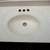 BATHROOM SINK White Porcelain With BackSplash White Heavy Ceramic 1 thumbnail