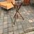 Faux Bamboo, Early 1900's turned wood  plant stand A179 1 thumbnail