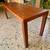 Mid Century Walnut Entry Parsons Table Console Sofaback 1 thumbnail
