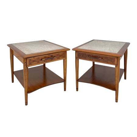 Midcentury Lane Perception end table nightstands 1