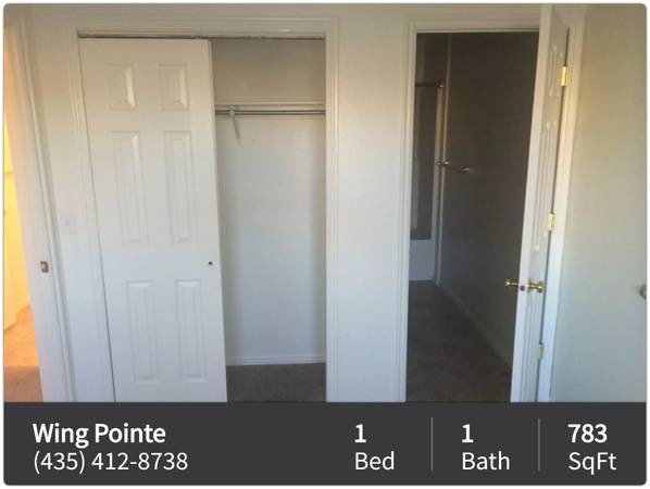 $1,450 / 1br - 783ft2 - First Month Free -  You'll love this location and this 1 bd 1 ba! (Heber City - Hwy 40 and Hwy 189)64037556008706121