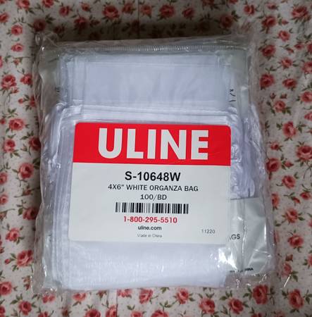 White Organza Bags 1