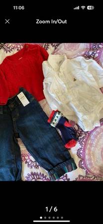 Baby Gap 4-pc Holiday outfit worn 1x. 12-18m 1