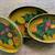 Set of 3 Hand Painted Nesting Trays with Gold Trim 1 thumbnail