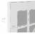 New White Farmhouse WindowPane Mirror Distressed Wood Cottage Beach Boho 7 thumbnail