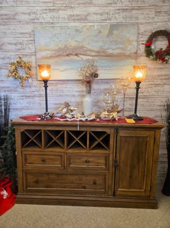 Wood Console Buffet 1