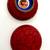 Vintage Asian Carved Red Cinnabar trinket case Cloisonné style blue interior 5 thumbnail