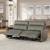 Henredon Keira Leather Zero-gravity Reclining Sofa 3 thumbnail