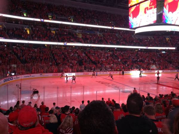 Capitals v Kings - 10/20 - lower level - Caps shoot twice! - $180 (Sec 1