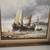 Vintage Oil on Canvas Coastal Light House   Fishing Boats  by Bernd Gagel  20 x 3 thumbnail