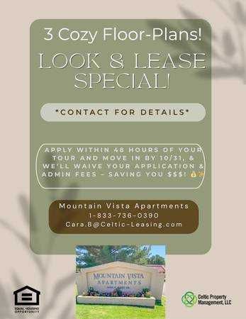 $850 / 2br - 585ft2 - Look and Lease Specials! Free Rent (sierra vista)64051177835907120