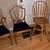 4 Wood chairs 2 without cushions 2 with cushions 1 thumbnail
