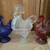 Vintage glass hen on a nest roosters. 1 thumbnail