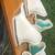 Rare 1967 White Bear Water Ski Co wooden concave water skis-display 8 thumbnail