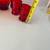 Ruby glass pitcher and four glass tumbler cups 6 thumbnail