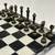 Beautiful Brass Metal Chess Set With A Marble Board, Looks Amazing 3 thumbnail