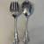 Mid 20th Century Silverplate Serving Set - 9" Fork & Spoon 2 thumbnail