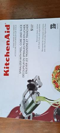 Kitchen aid mixer spiralizer attachment 1
