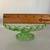 Greem Uranium Swirl Bohemian Glass Compote 5.5” Wide 4 thumbnail