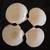 Huge Rare ~ Real Scallop Ocean Seashells - 4 Total 2 thumbnail