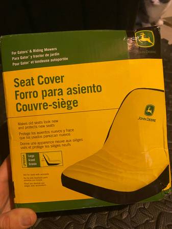 John Deere seat cover 1