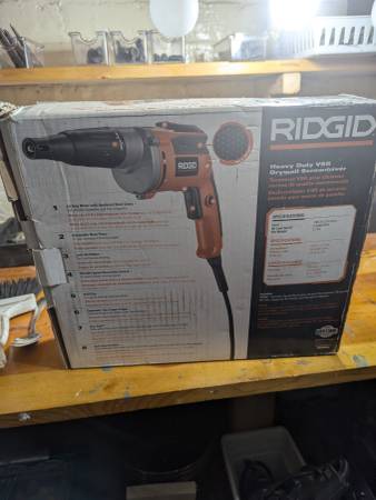 Ridgid R6000 Screwdriver, Heavy Duty VSR Drywall 1